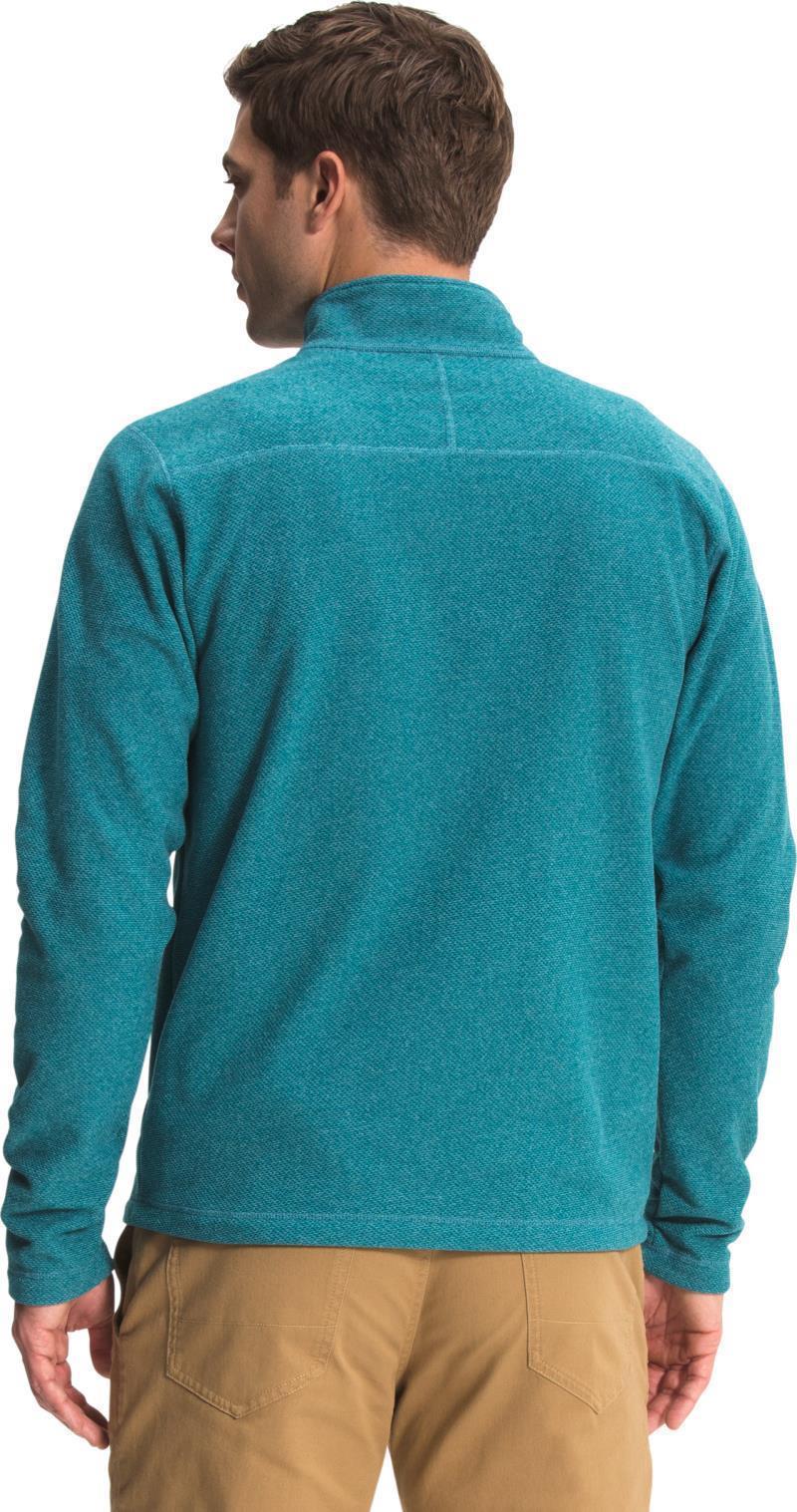 Textured Cap Rock 1/4 Zip - Mens - storm blue 1