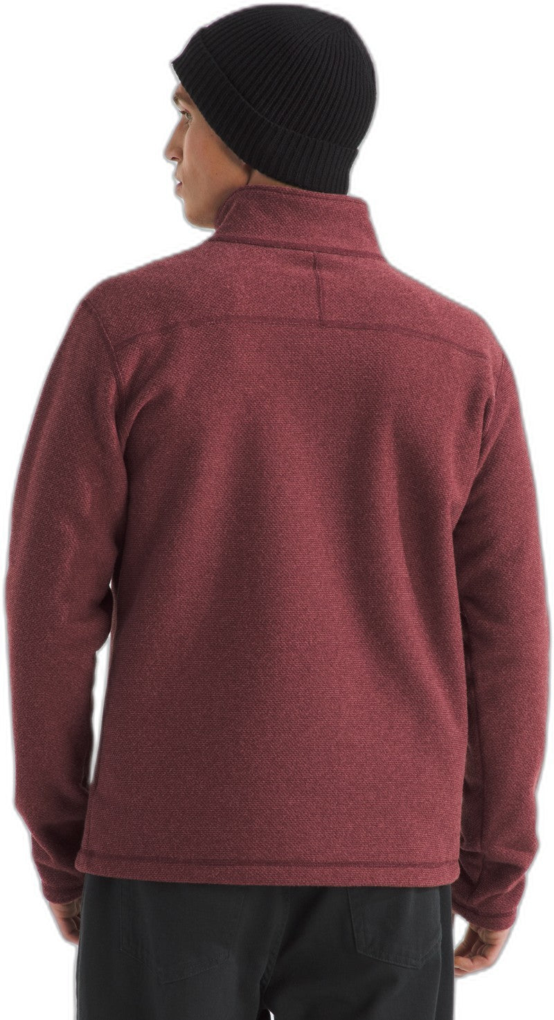 Textured Cap Rock 1/4 Zip - Mens - sumac heather 1