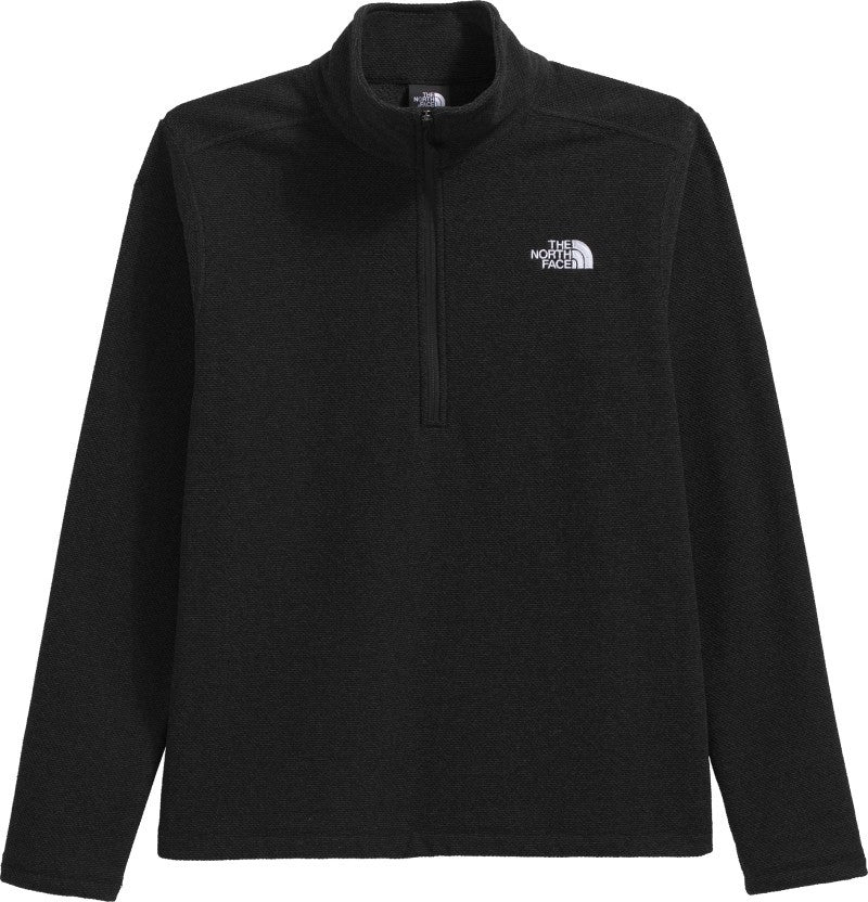 Textured Cap Rock 1/4 Zip - Mens - tnf black heather 1