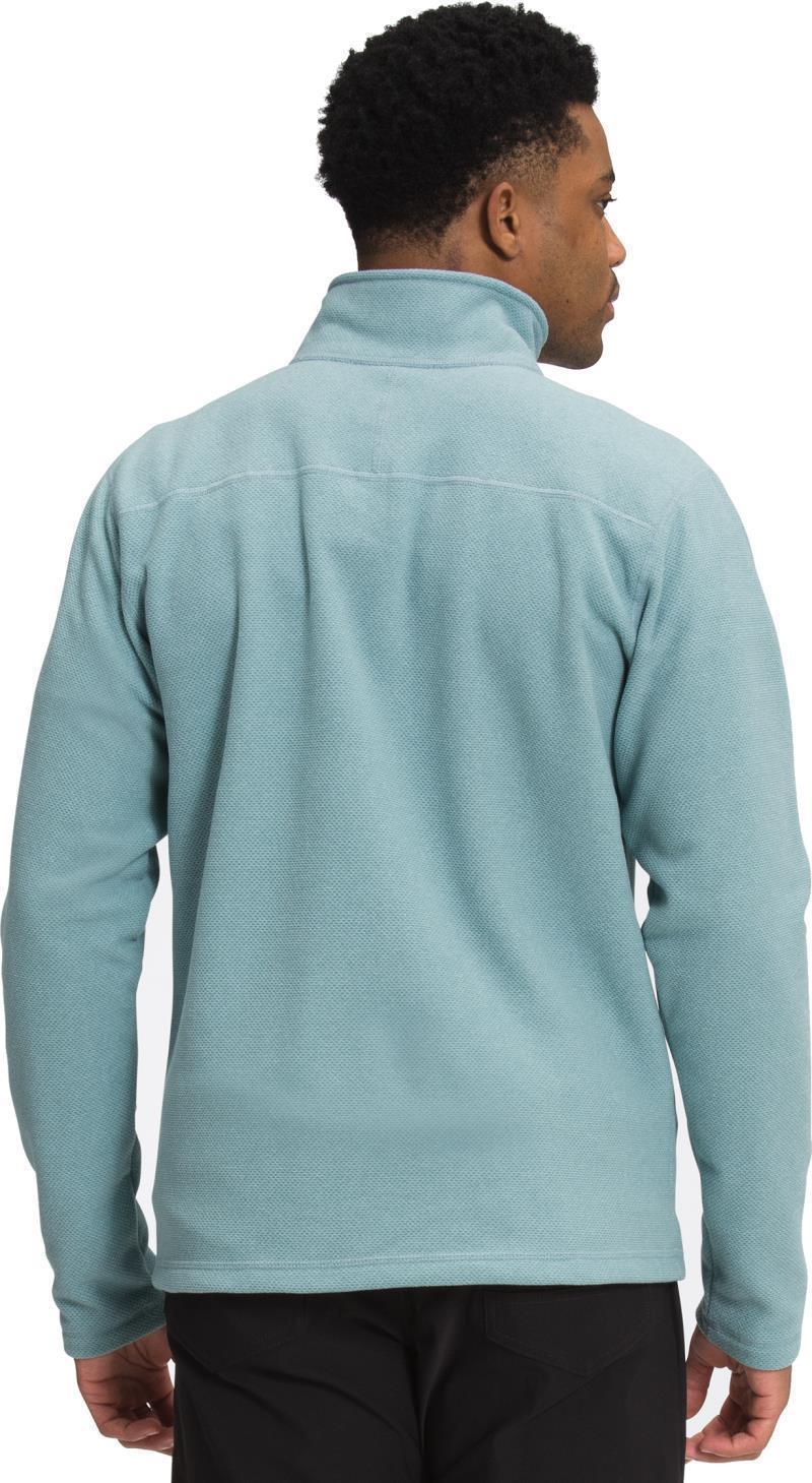 Textured Cap Rock 1/4 Zip - Mens - tourmaline blue 1