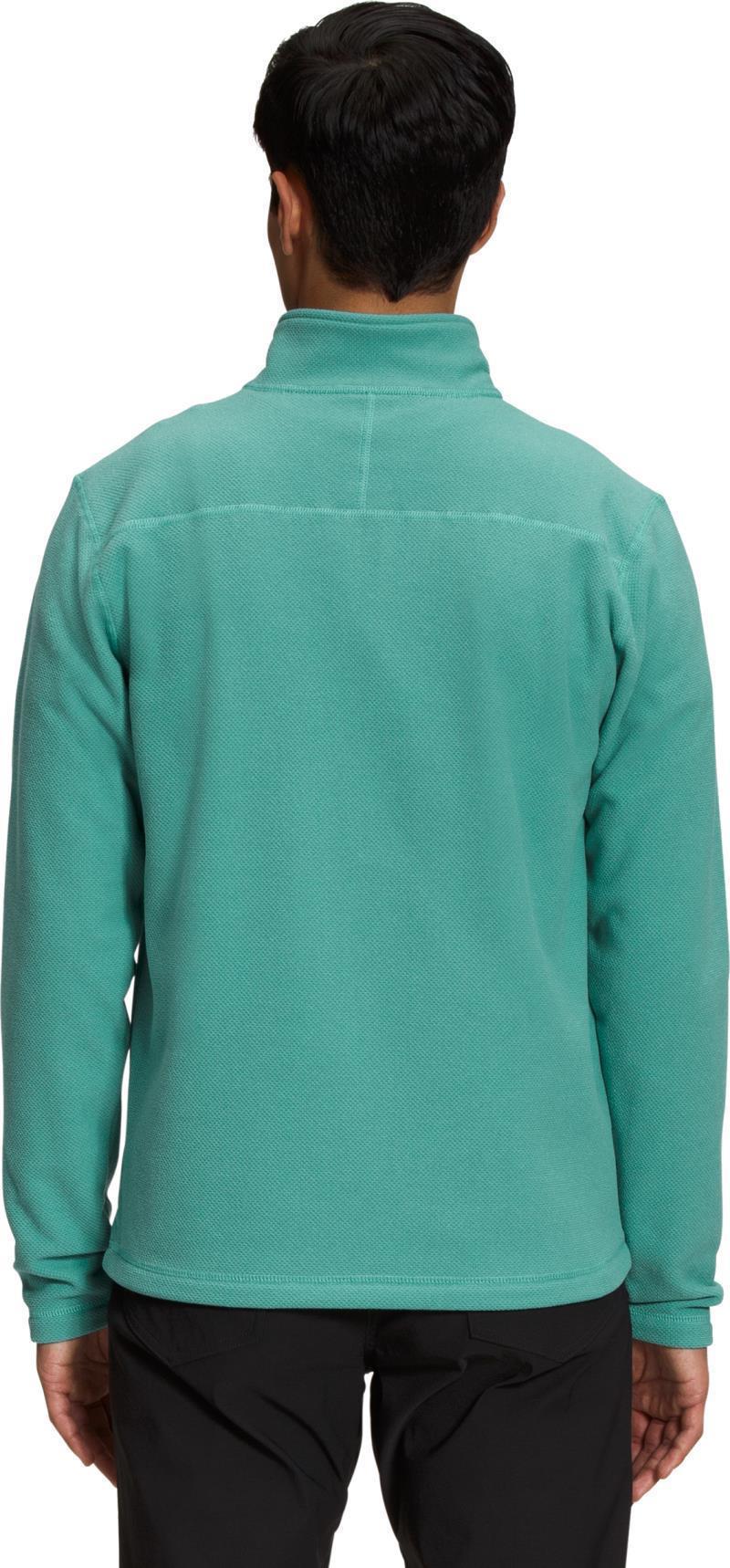 Textured Cap Rock 1/4 Zip - Mens - wasabi 1