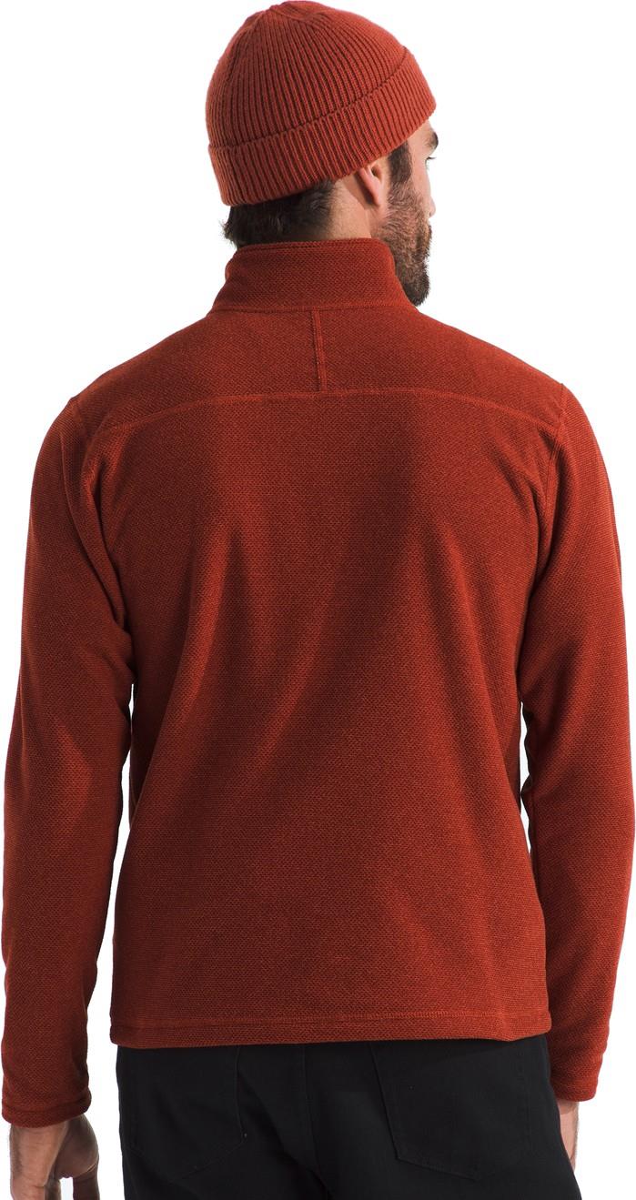 Textured Cap Rock Quarter Zip - Mens - iron clay heather 1
