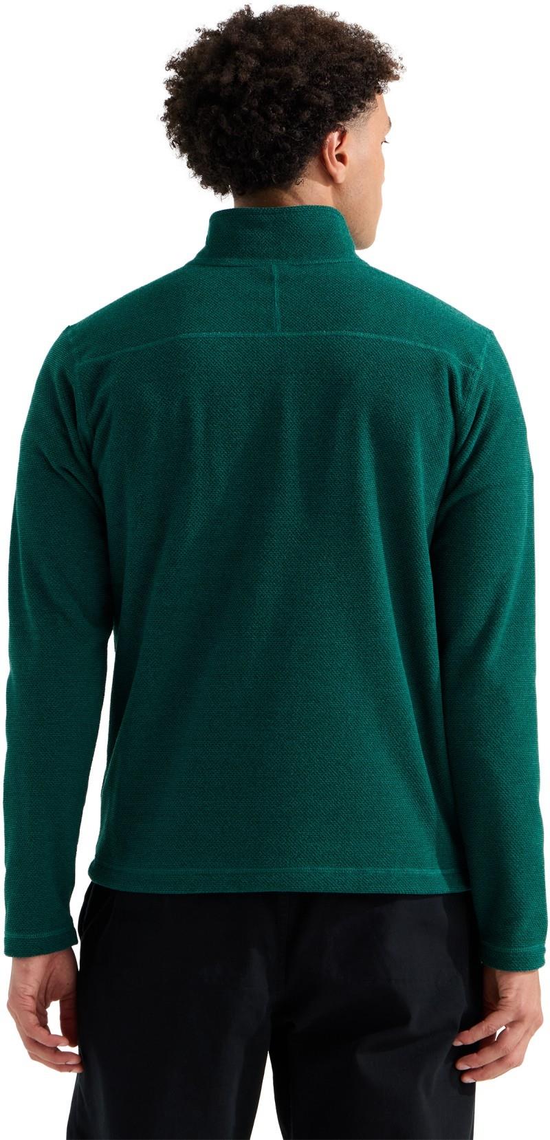 Textured Cap Rock Quarter Zip - Mens - pacific teal heather 1