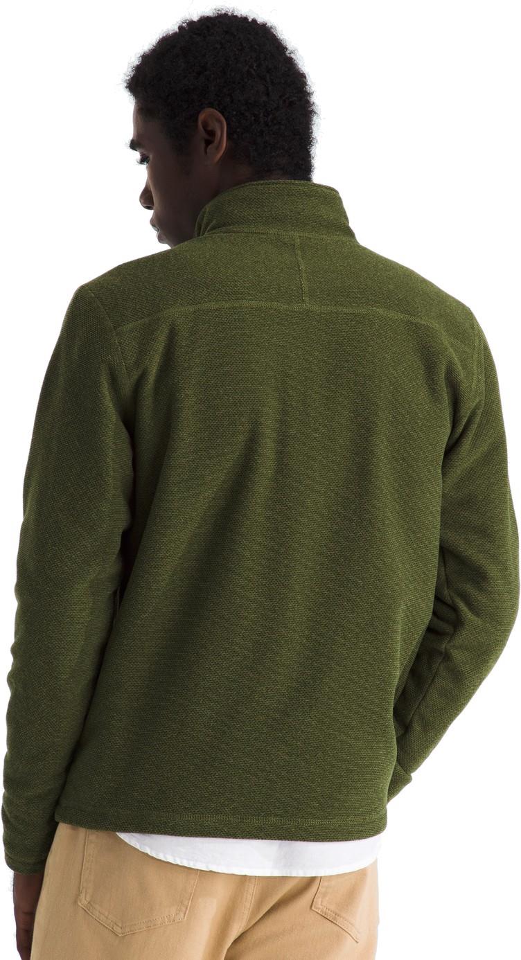 Textured Cap Rock Quarter Zip - Mens - woodland green heather 1