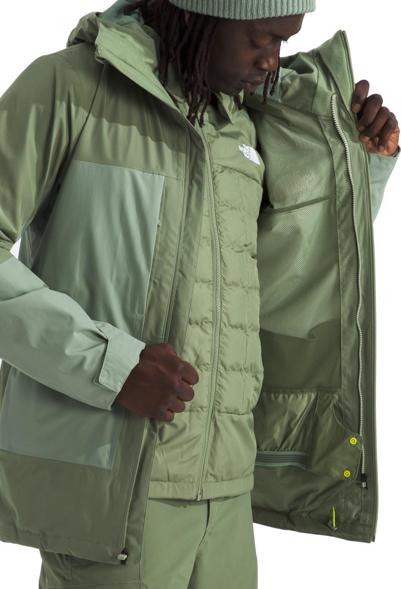 ThermoBall Snow Triclimate Jacket - Mens - bark mist / slate moss 1