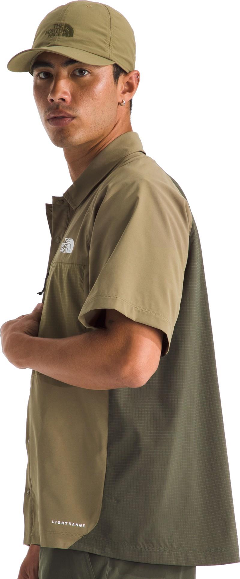 Trail LightRange SS Shirt - Mens - cedar / new taupe green 1