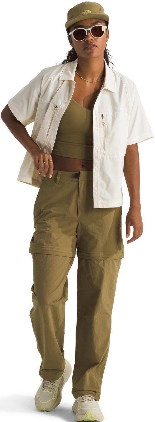 Trail LightRange SS Shirt - Womens - white dune / desert stone 1