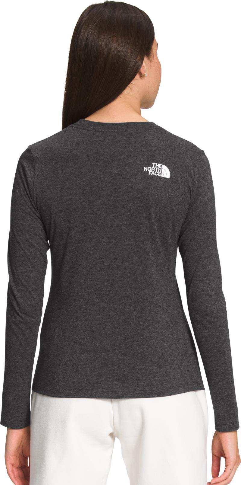 Tri-Blend Bear LS Tee - Womens - TNF Black Heather / TNF Black 2