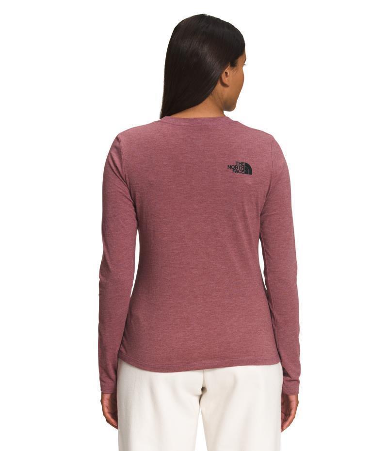Tri-Blend Bear LS Tee - Womens - Wild Ginger Heather / TNF Black 2
