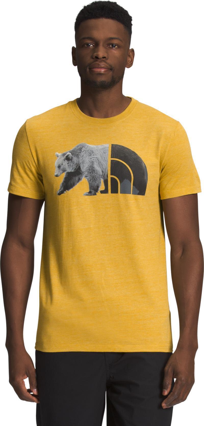 Tri-Blend Bear SS Tee - Mens - Arrowwood Yellow Heather 1