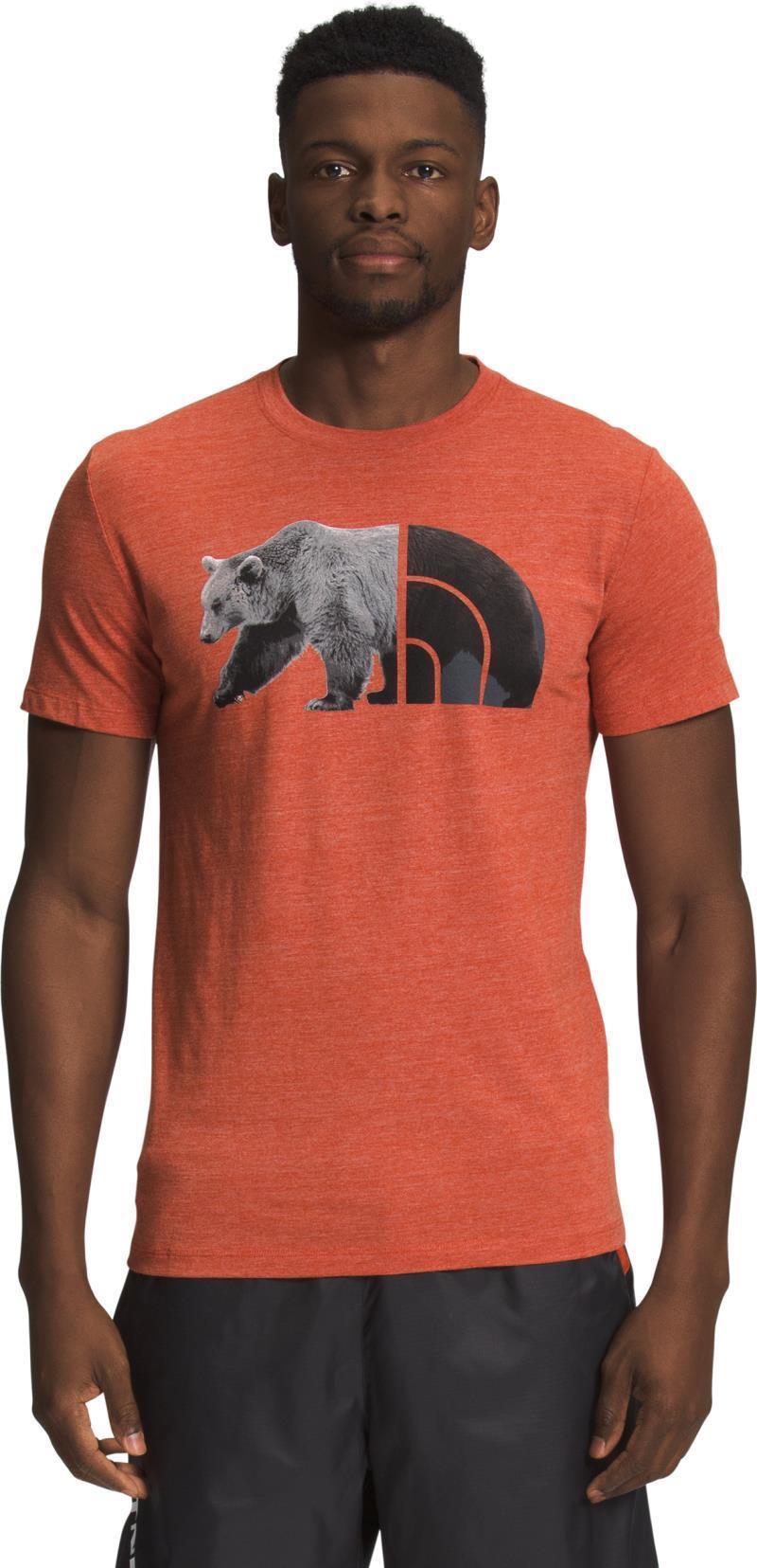 Tri-Blend Bear SS Tee - Mens - Rusted Bronze Heather 1