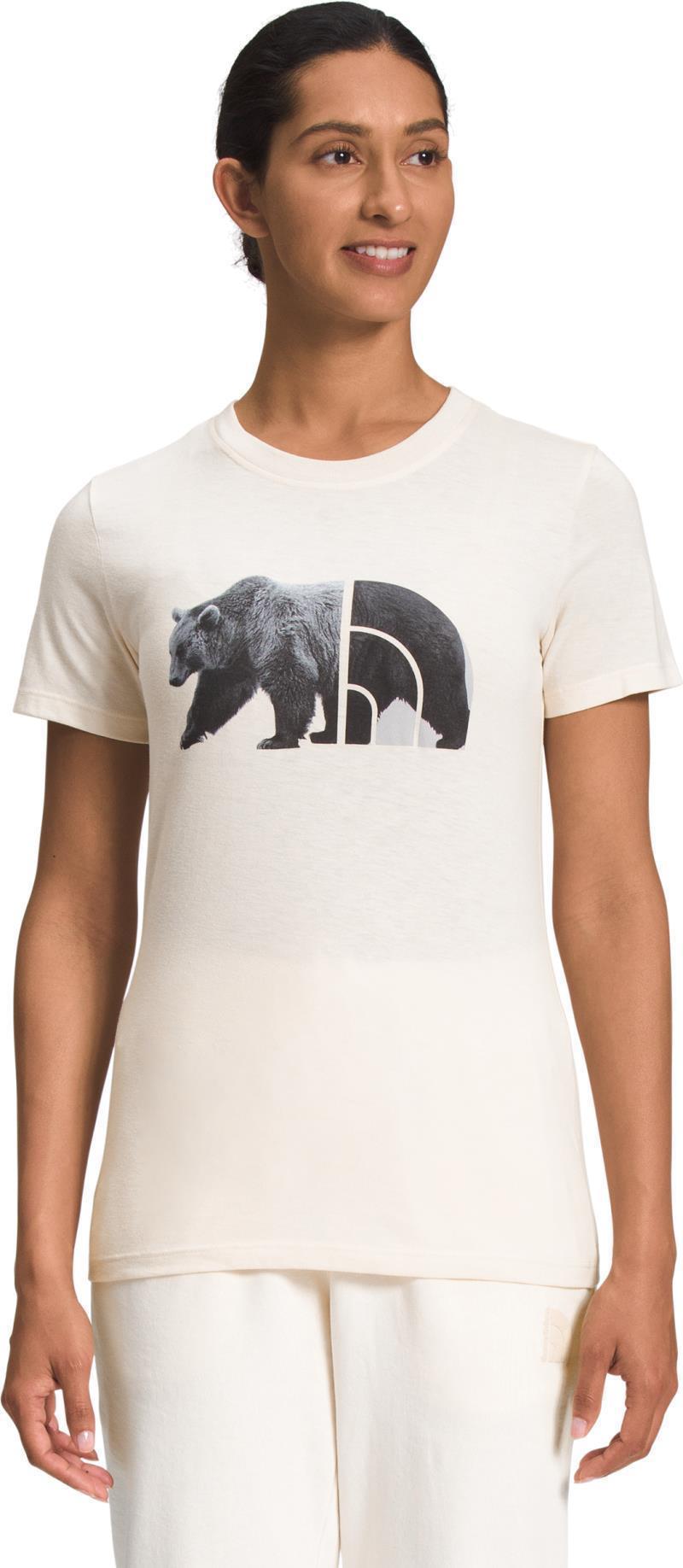 Tri-Blend Bear SS Tee - Womens - Gardenia White Heather 1