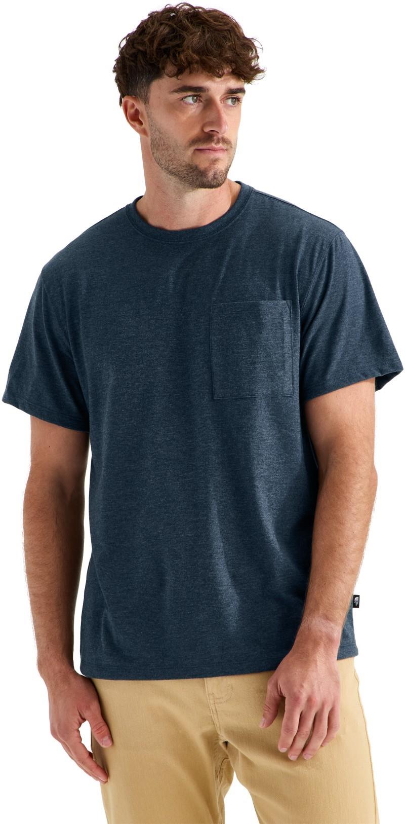 Tri-Blend Pocket SS Tee - Mens - summit navy white heather 1