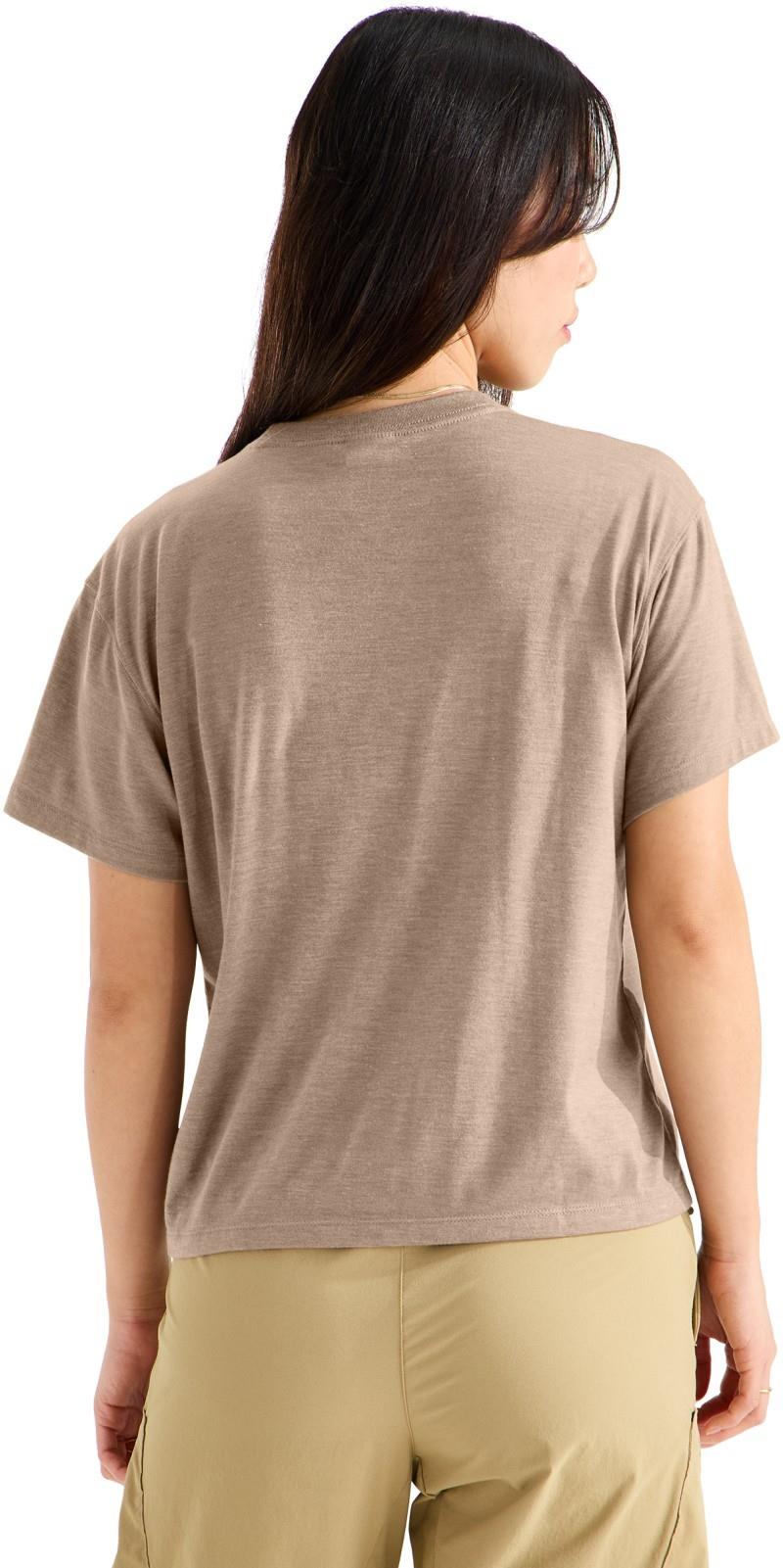 Tri-Blend Pocket SS Tee - Womens - garnet white heather 1