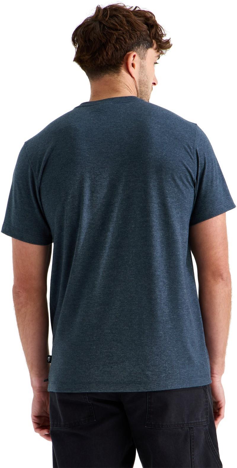 Tri-Blend SS Henley - Mens - summit navy white heather 1