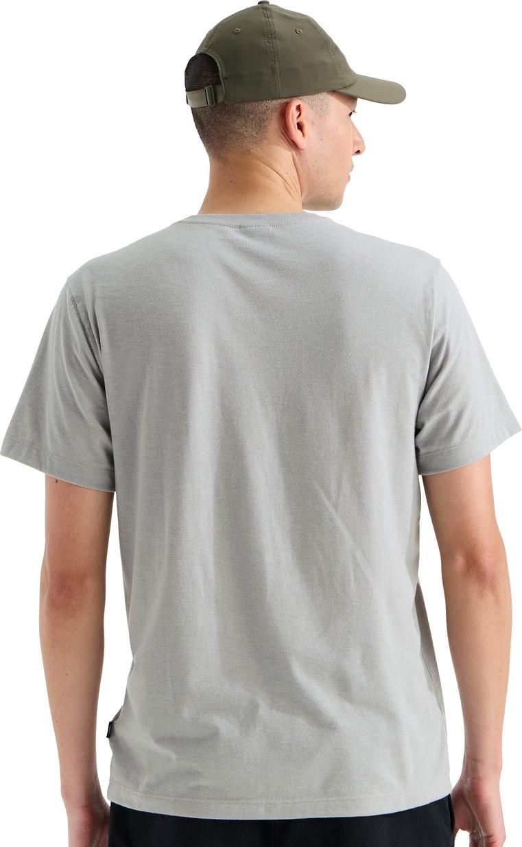 Tri-Blend SS Henley - Mens - tnf light grey heather 1