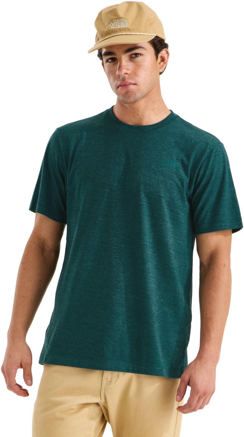 Tri-Blend SS Tee - Mens - pacific teal white heather 1