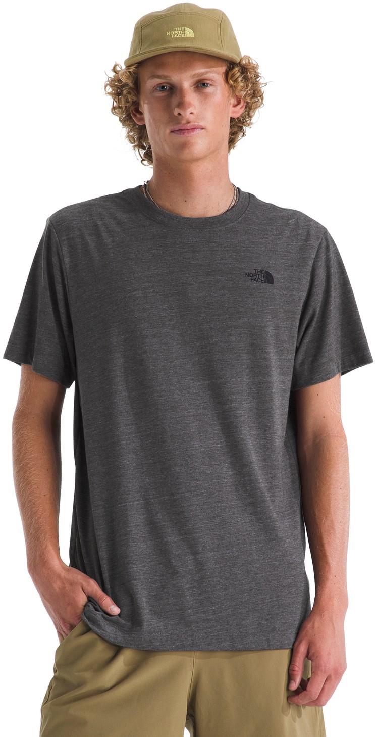 Tri-Blend SS Tee - Mens - tnf black white heather 1