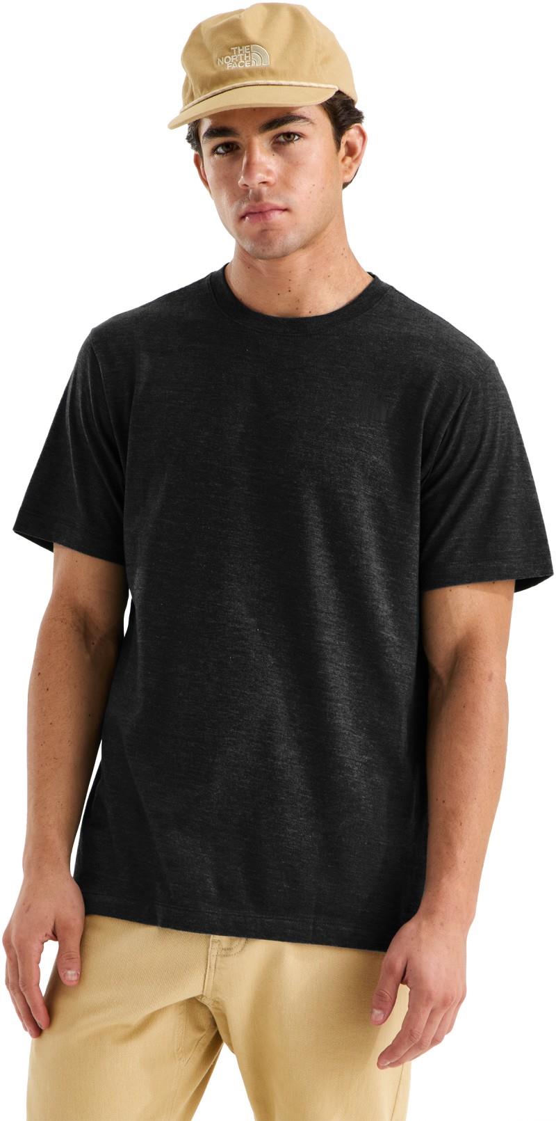 Tri-Blend SS Tee - Mens - tnf black white heather / black 1