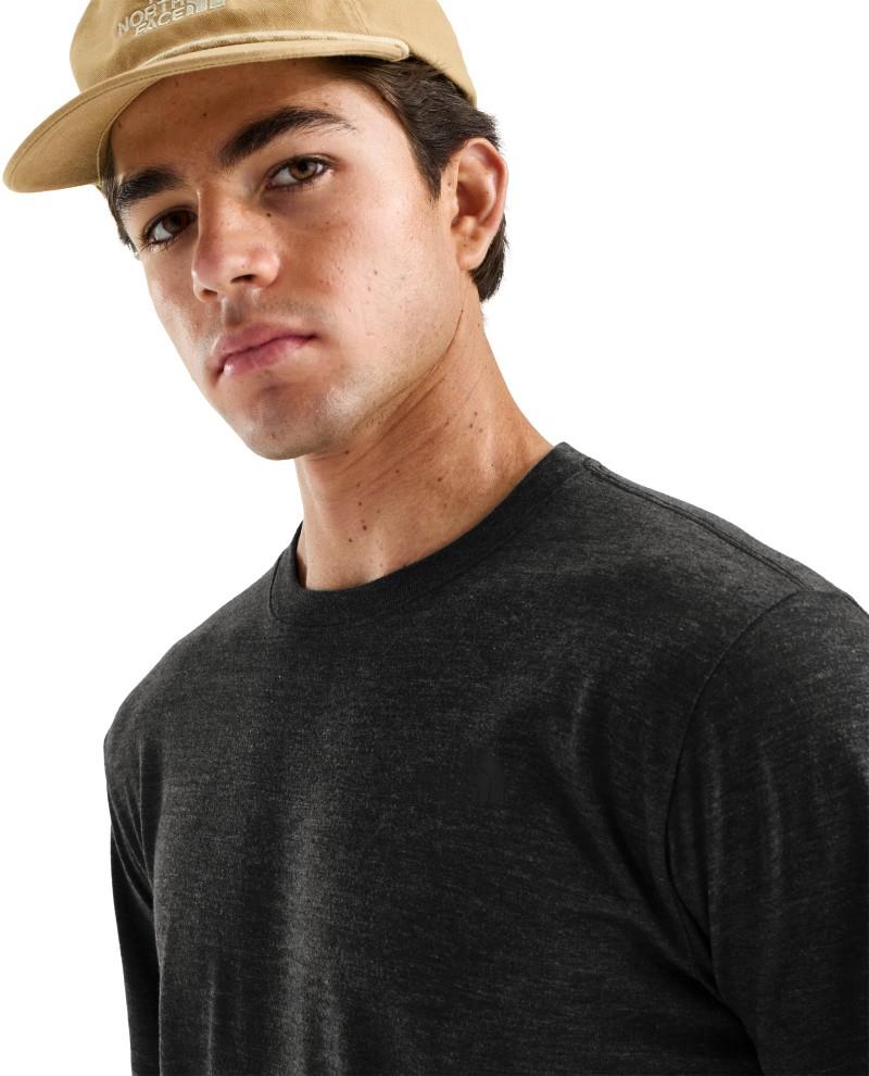 Tri-Blend SS Tee - Mens - tnf black white heather / black 1