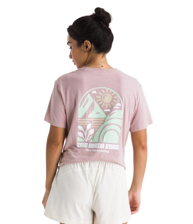 Tri-Blend Sun Cutie SS Tee - Womens - metal pink white heather 1