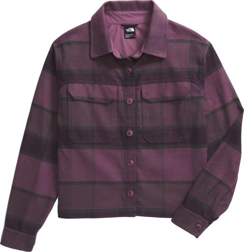 Valley Flannel Shirt - Womens - midnight mauve macro small plaid 1