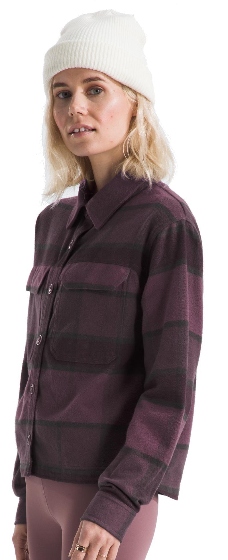 Valley Flannel Shirt - Womens - midnight mauve macro small plaid 1
