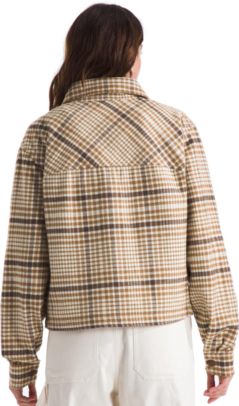 Valley Flannel Shirt - Womens - utility brown nano plaid 1