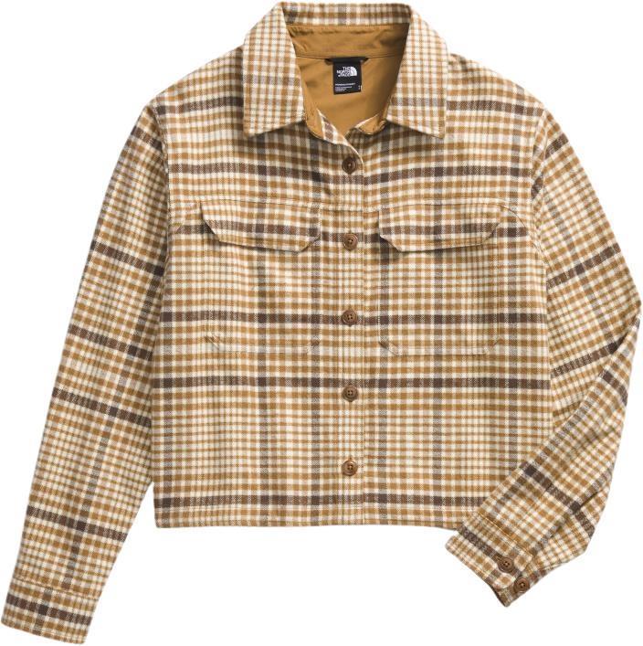 Valley Flannel Shirt - Womens - utility brown nano plaid 1