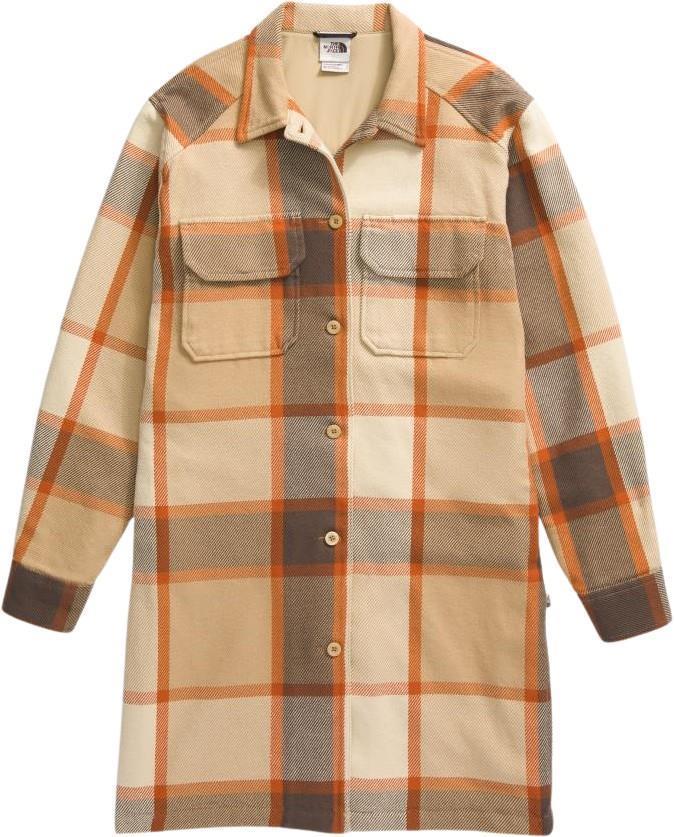 Valley Twill Utility Coat - Womens - khaki stone macro plaid 1