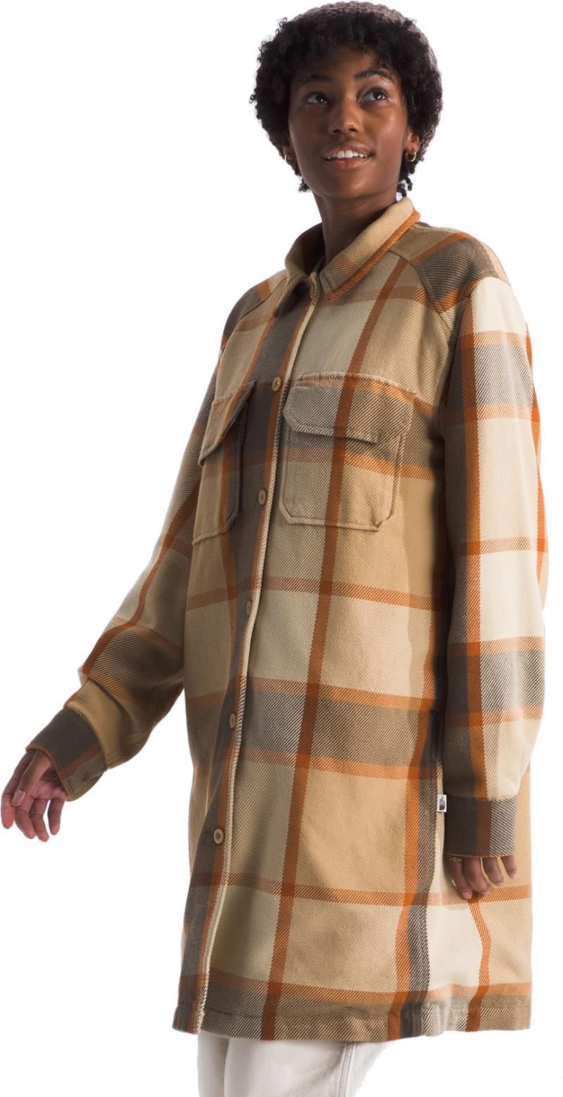 Valley Twill Utility Coat - Womens - khaki stone macro plaid 1