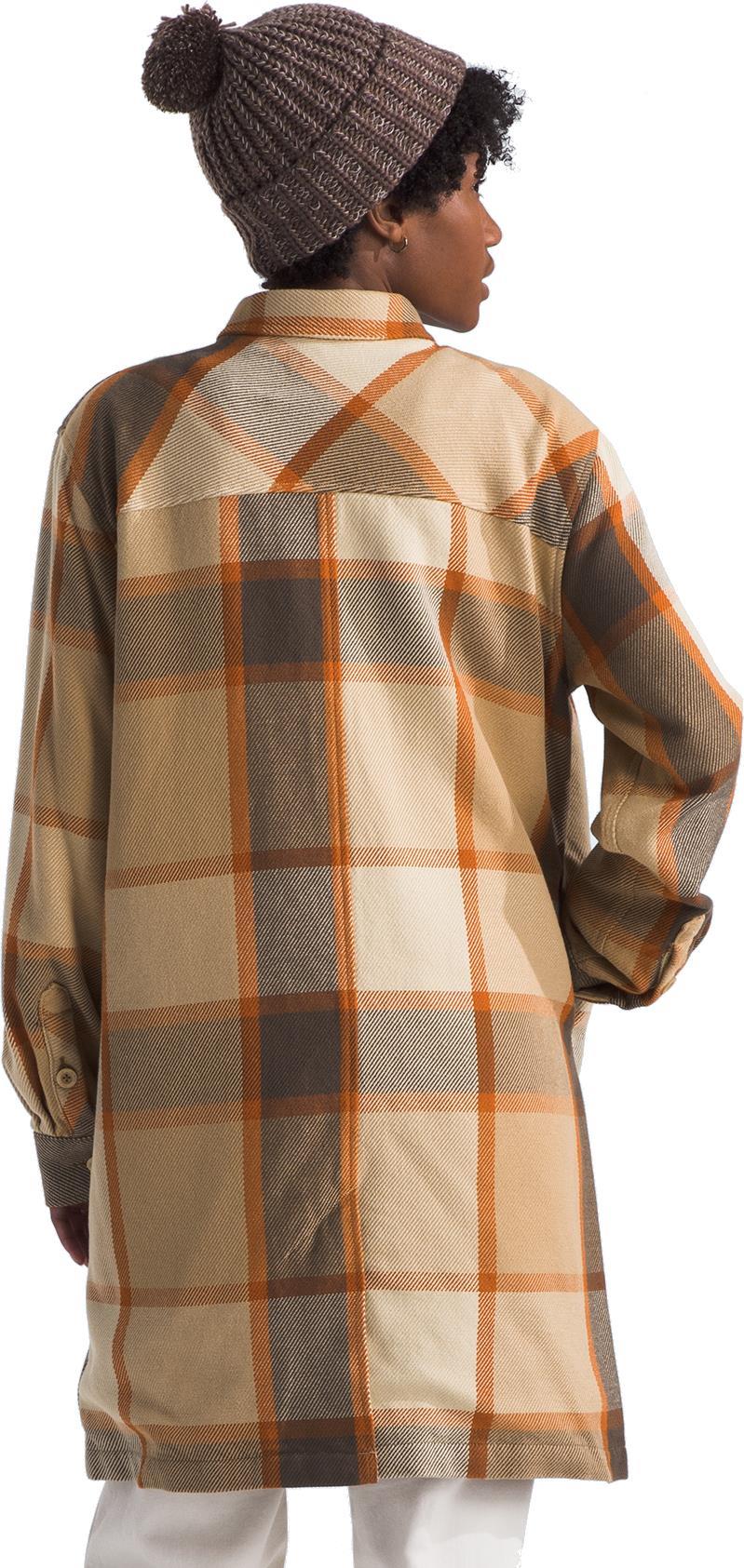 Valley Twill Utility Coat - Womens - khaki stone macro plaid 1
