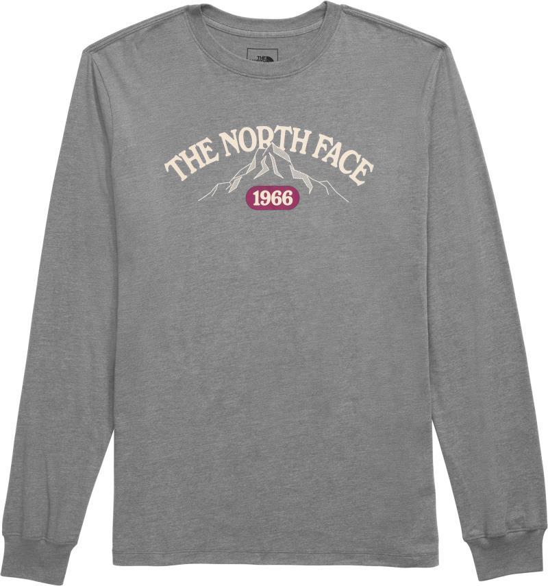 Varsity LS Tee - Mens - tnf medium grey heather 1