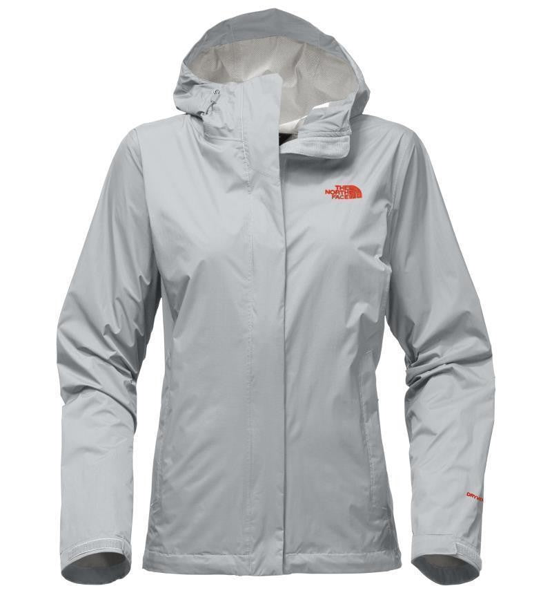 Venture 2 Jacket - Womens - high rise grey / fire brick red 1