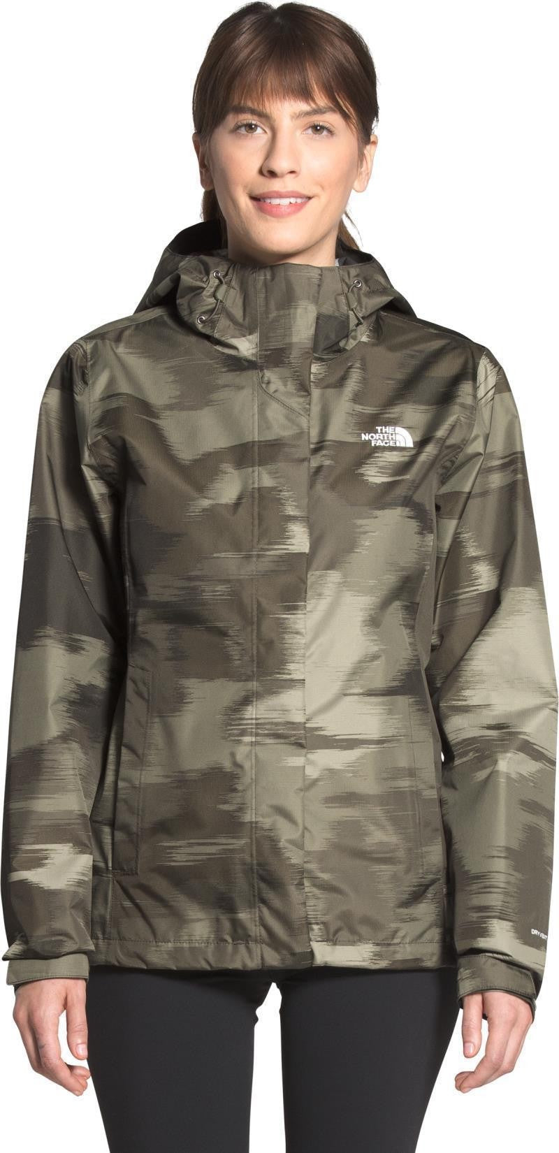 Venture 2 Jacket - Womens - new taupe green vapor ikat print 1