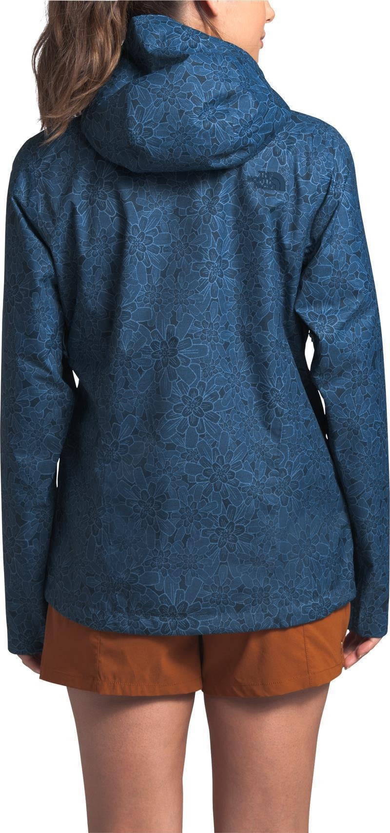 Venture 2 Jacket - Womens - shady blue floral block print 1