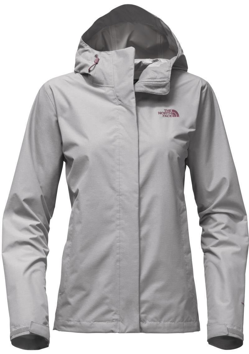 Venture 2 Jacket - Womens - tnf light grey heather / black plum 1
