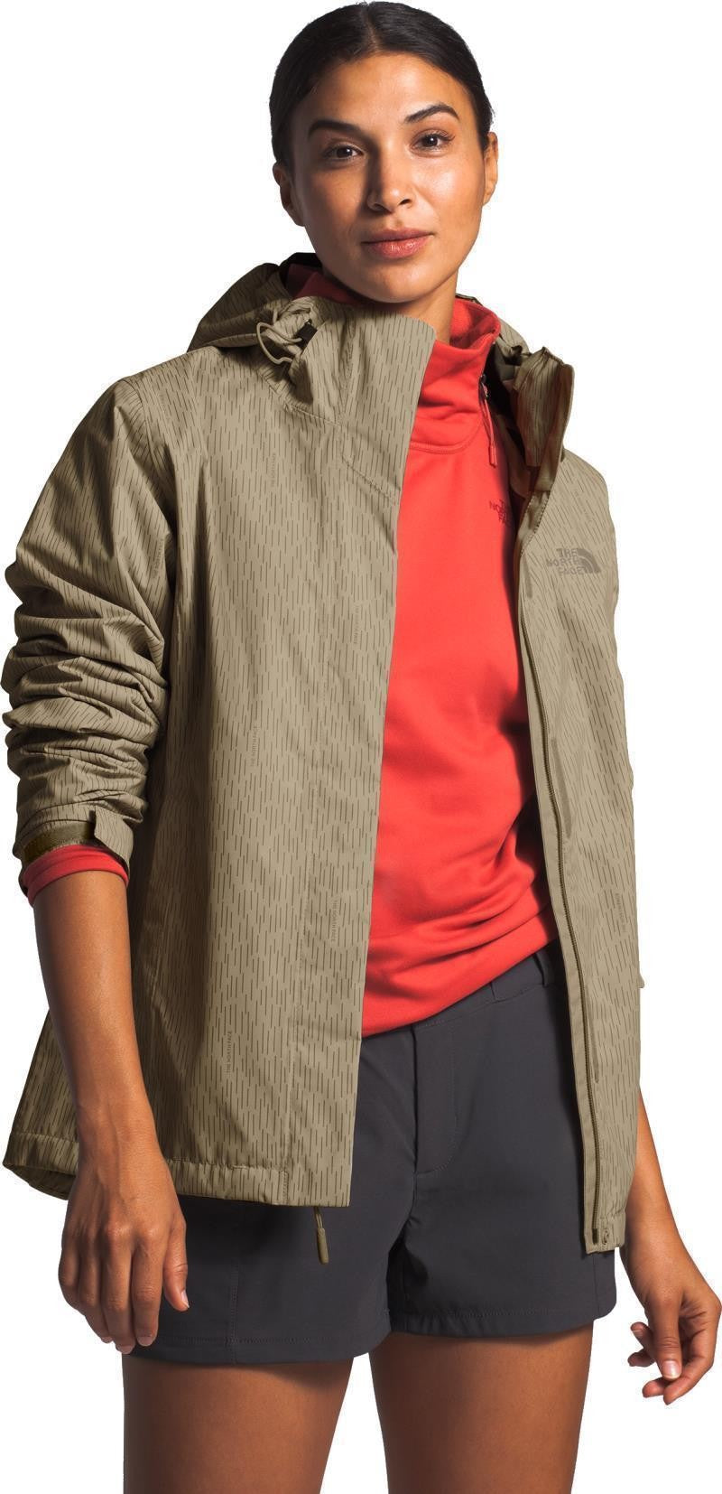 Venture 2 Jacket - Womens - twill beige rain camo print 1
