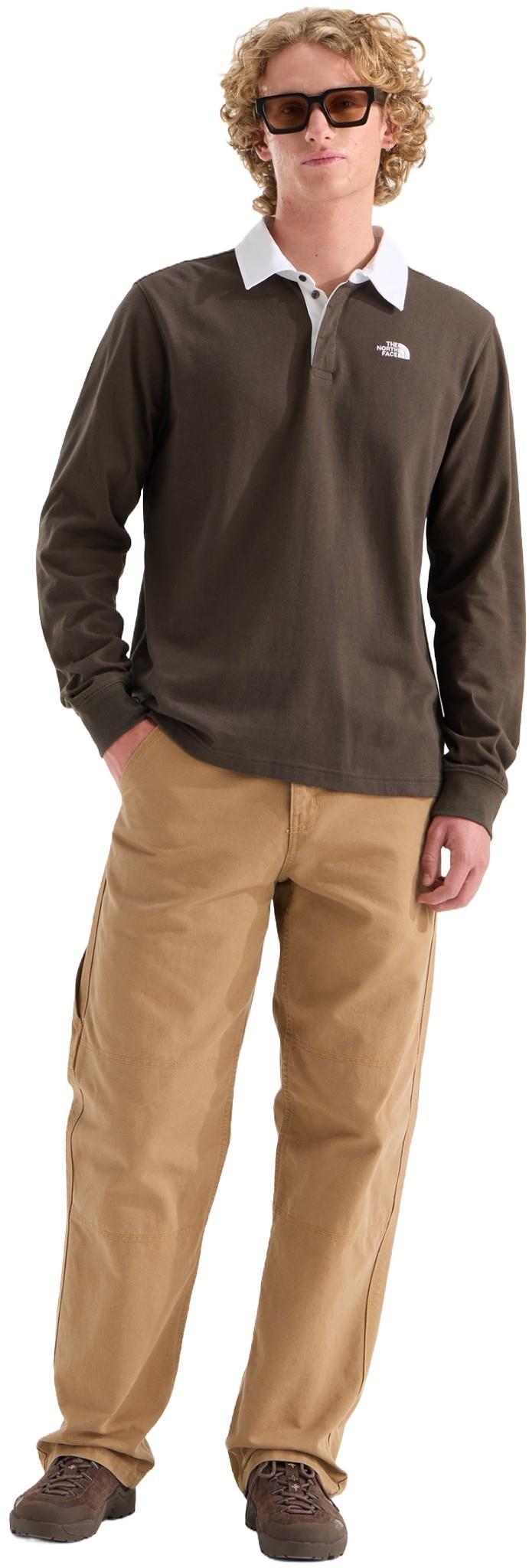 Vista Rugby LS Shirt - Mens - dark chestnut 1