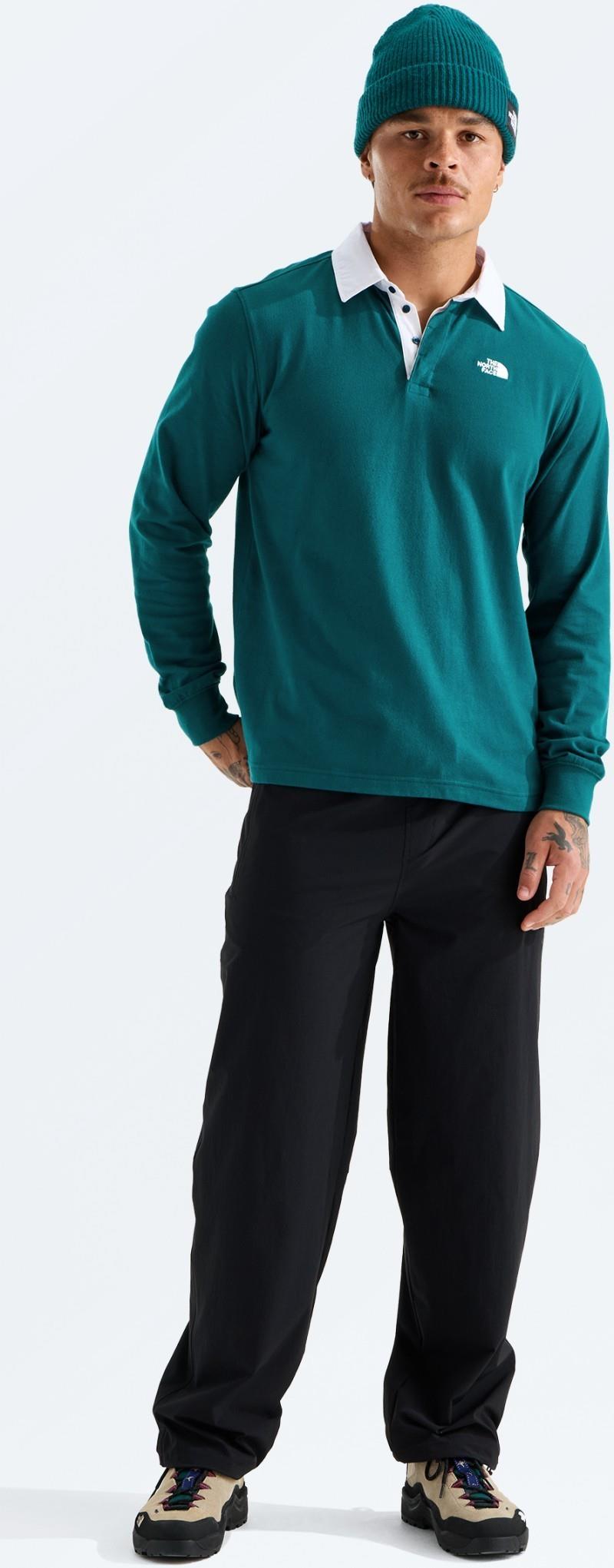 Vista Rugby LS Shirt - Mens - pacific teal 1