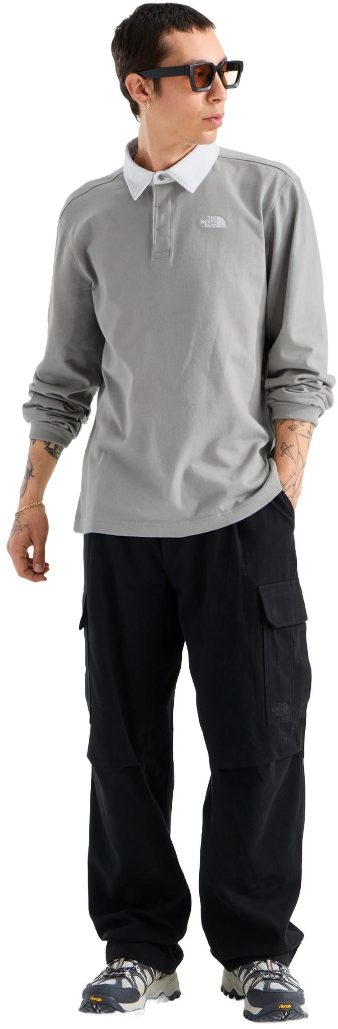 Vista Rugby LS Shirt - Mens - stone slab 1