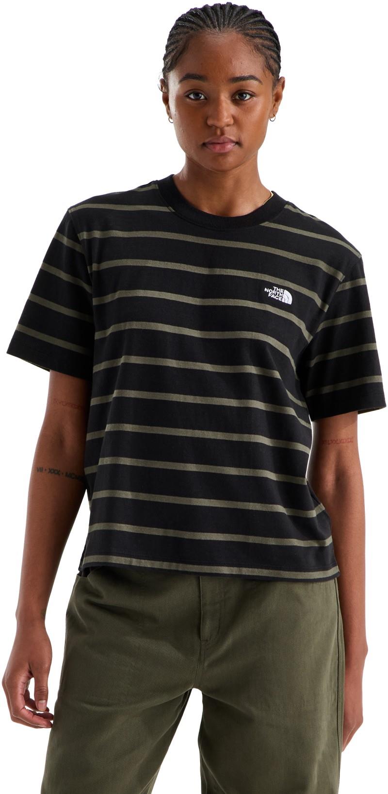 Vista Stripe SS Tee - Womens - tnf black tnf open stripe 1