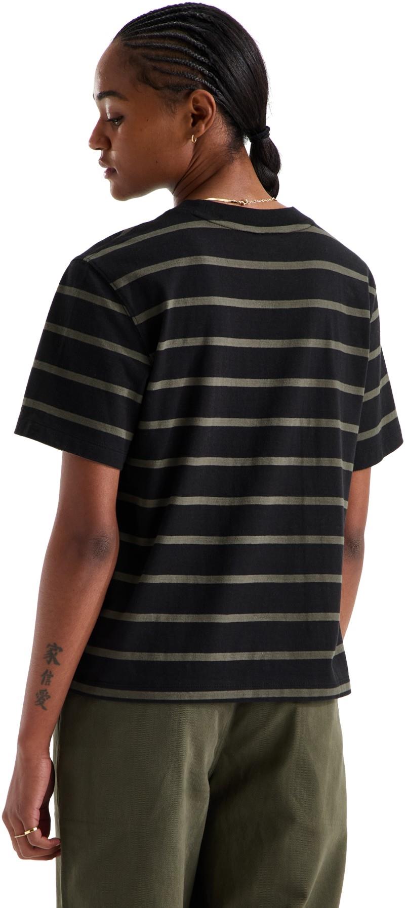 Vista Stripe SS Tee - Womens - tnf black tnf open stripe 1