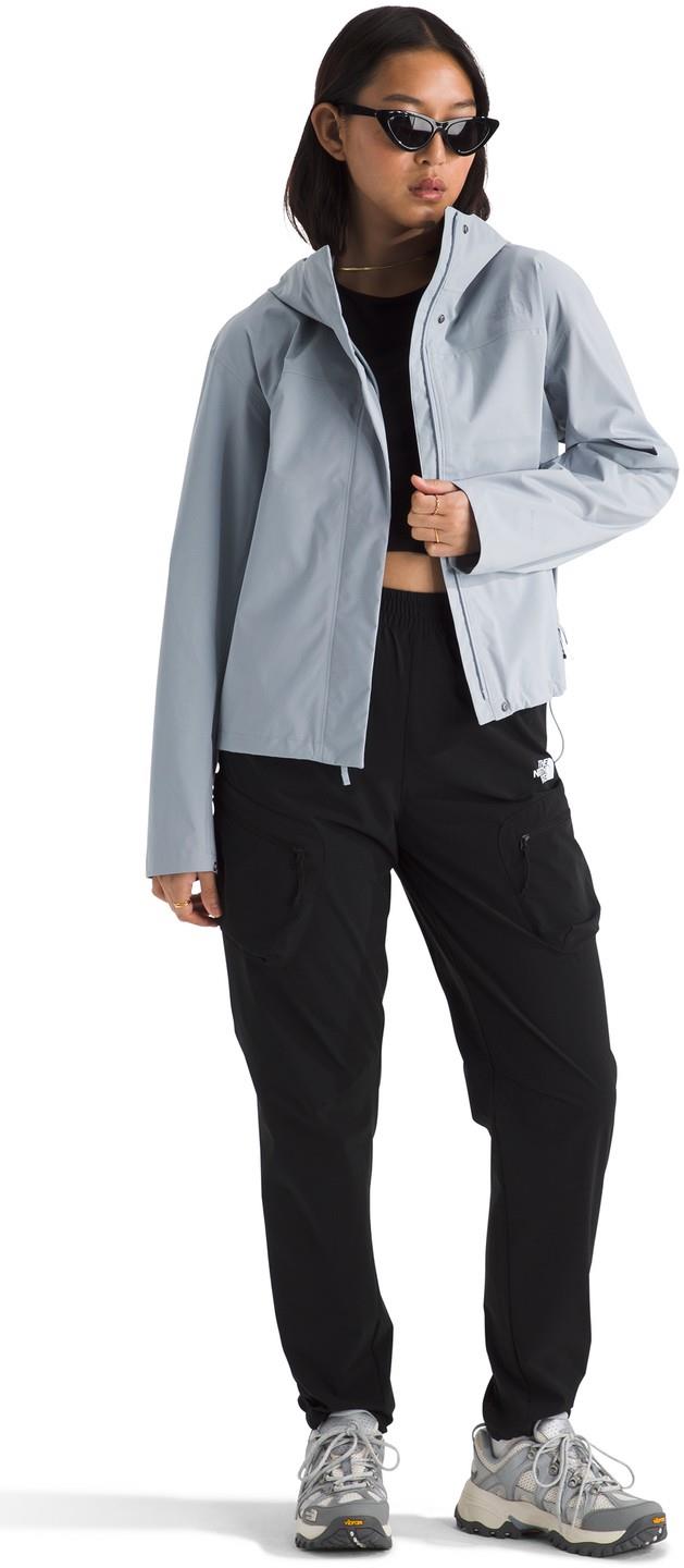 Voyage Rain 3L Hooded Jacket - Womens - frost grey 1