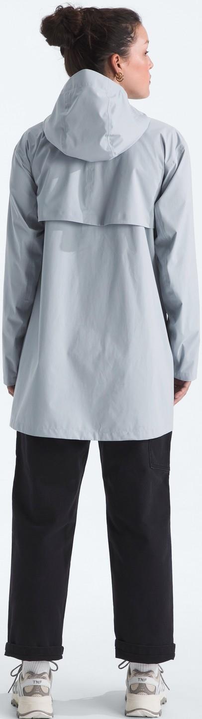 Voyage Rain 3L Hooded Parka - Womens - frost grey 1