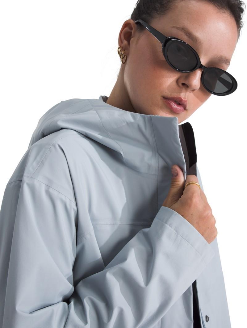 Voyage Rain 3L Hooded Parka - Womens - frost grey 1