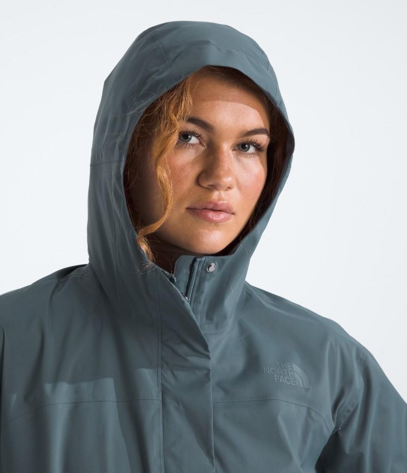 Voyage Rain 3L Hooded Parka - Womens - granite grey 1
