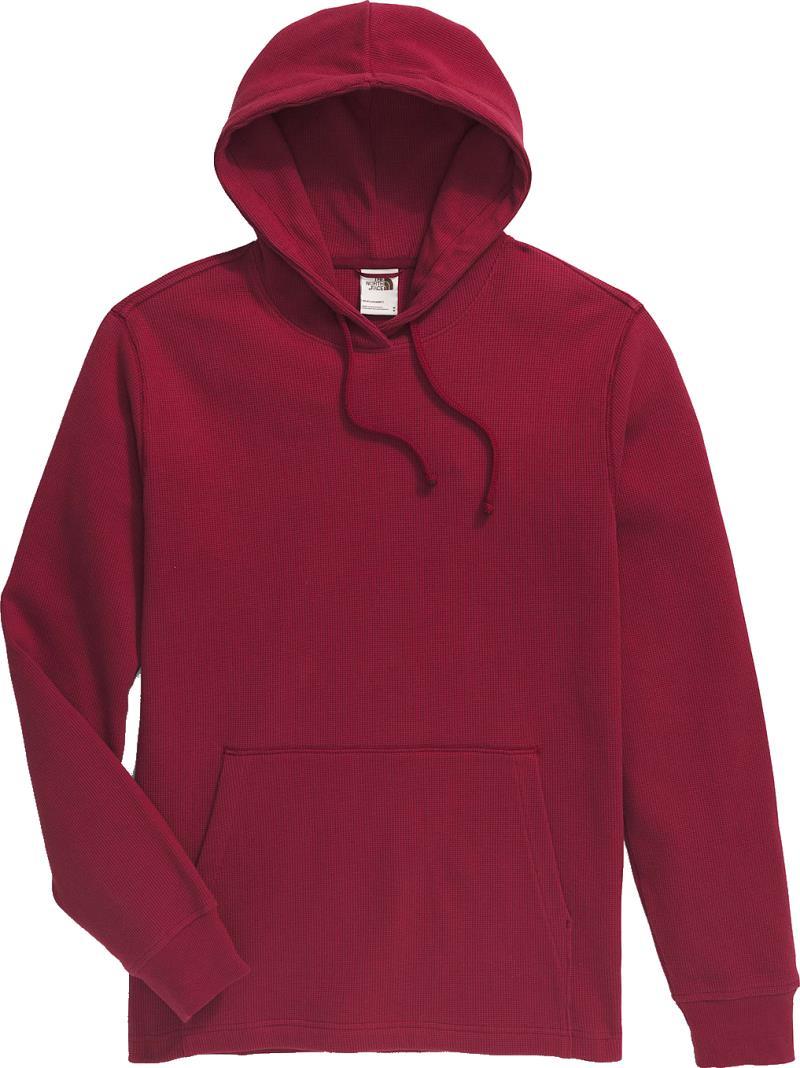 Waffle Hoodie - Mens - beetroot 1