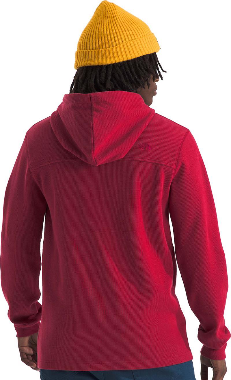 Waffle Hoodie - Mens - beetroot 1
