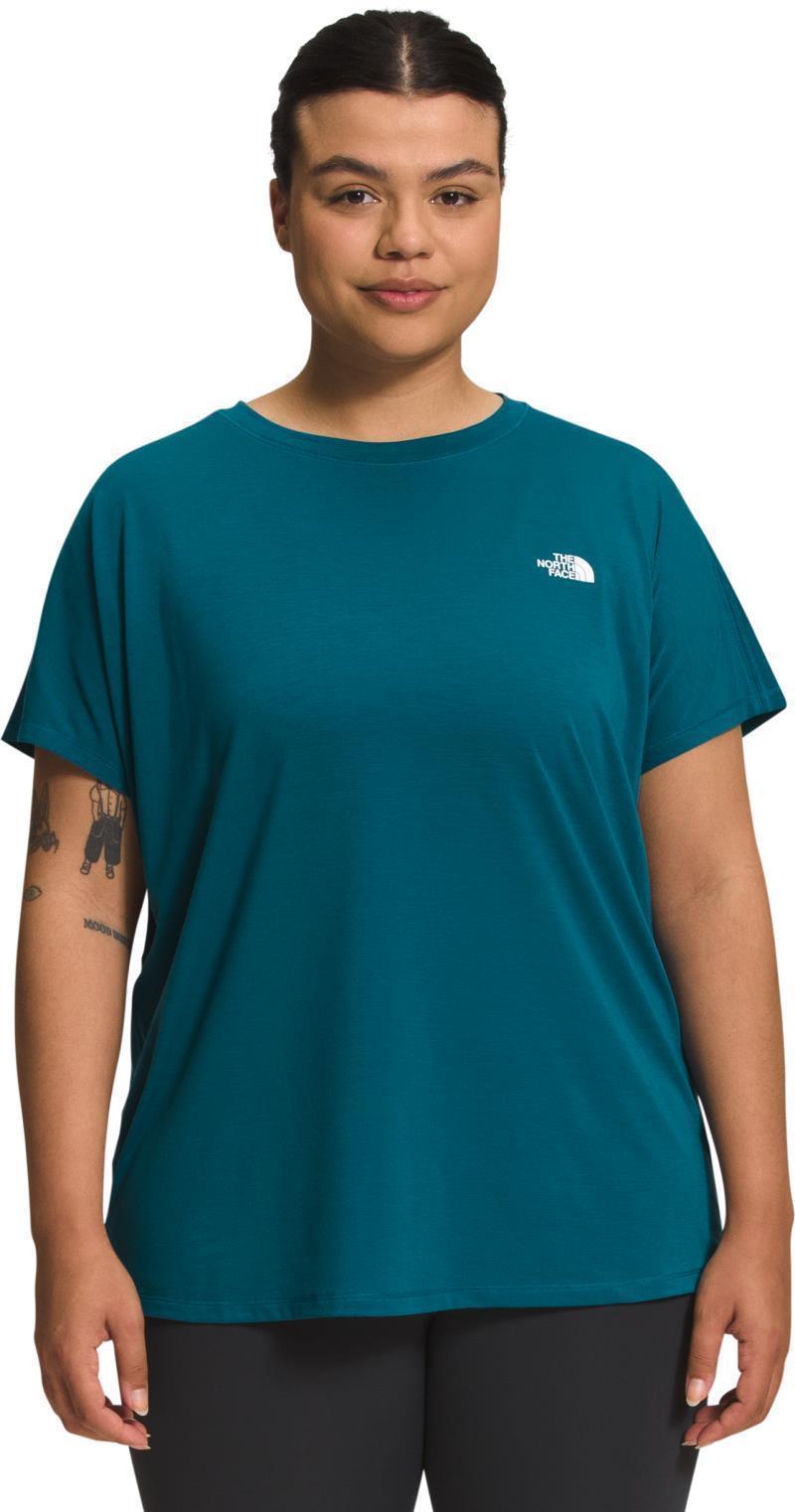Wander Slitback SS, Plus - Womens - Blue Coral 1
